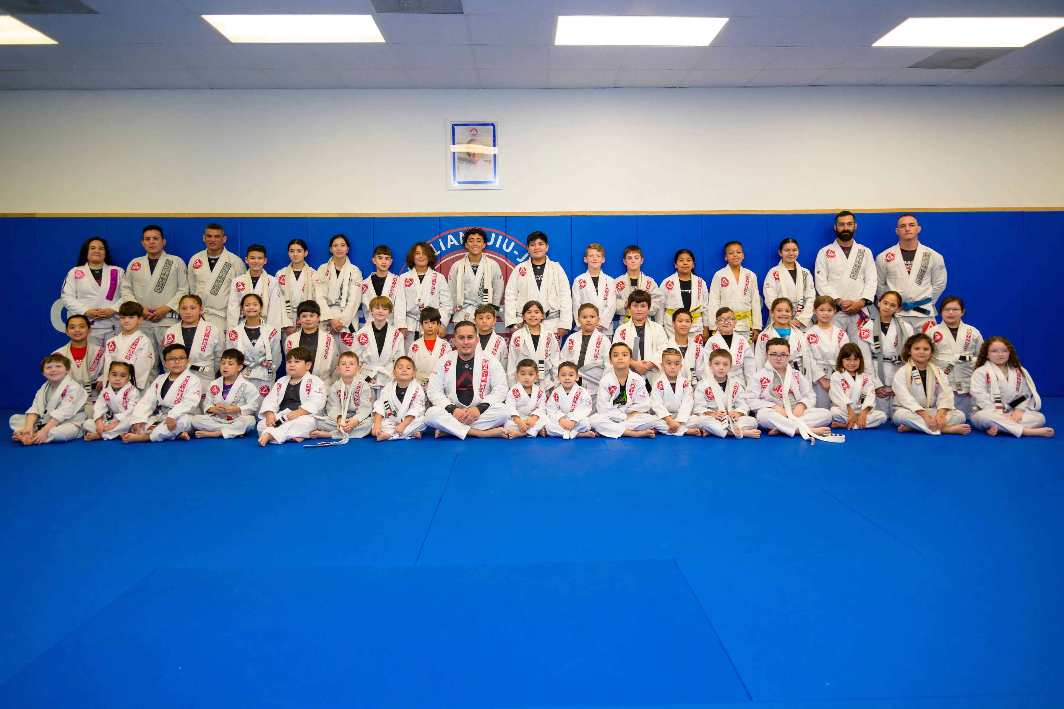 Brazilian Jiu-Jitsu class at Gracie Barra Calallen in Corpus Christi, TX